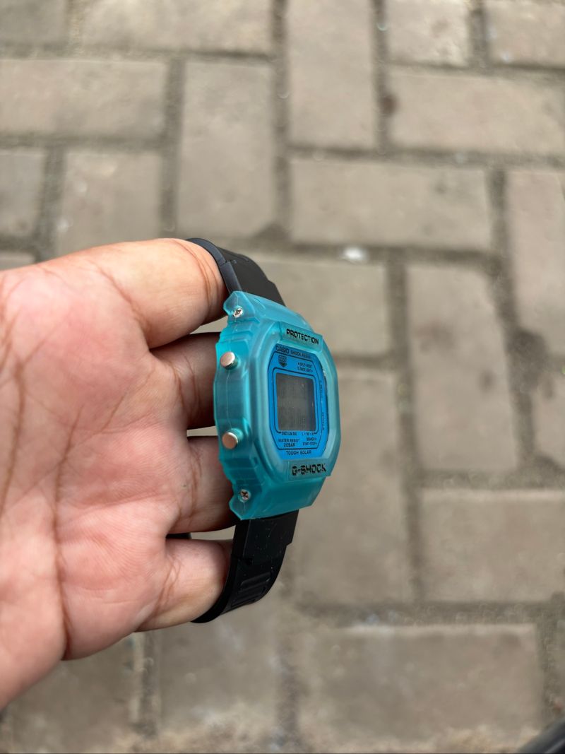 JAM CASIO G-SHOCK DW-5600 (BIRU), foto 3