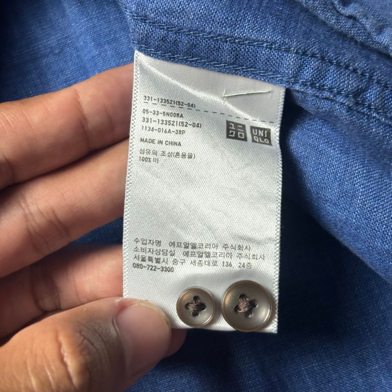 Uniqlo Linen Shirt, foto 4
