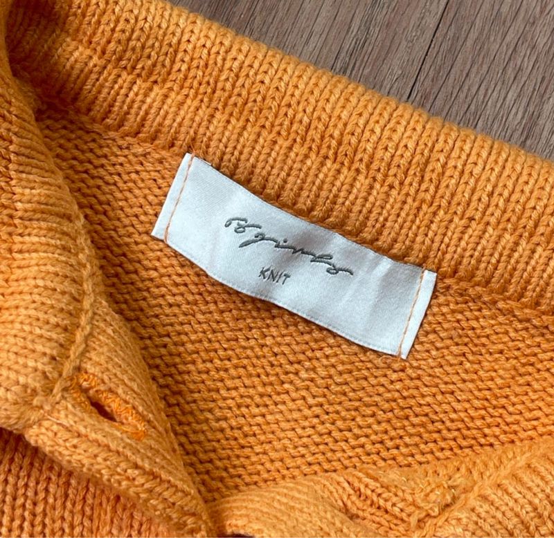 Vintage 90s half button collar sweater, foto 2