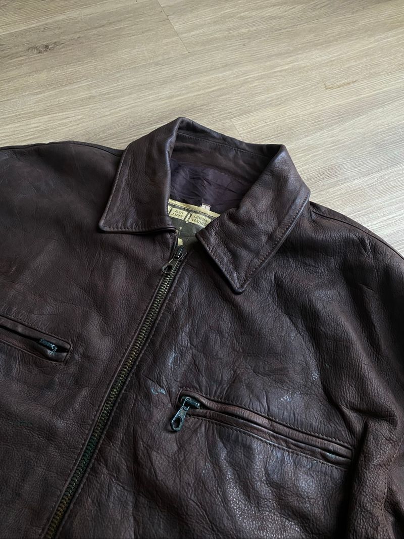“ECHTES LEDER” VINTAGE DETROIT LEATHER JACKET, foto 3