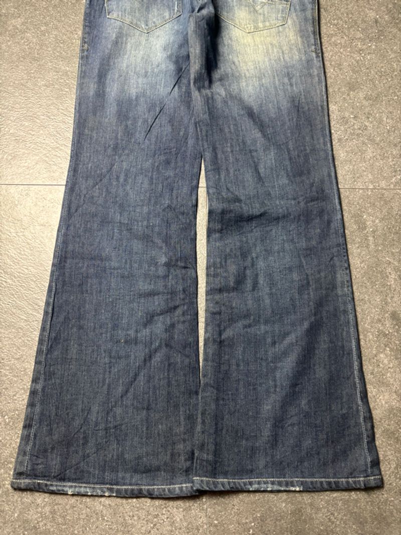 2000s Diesel Melty Flared Jeans, foto 9