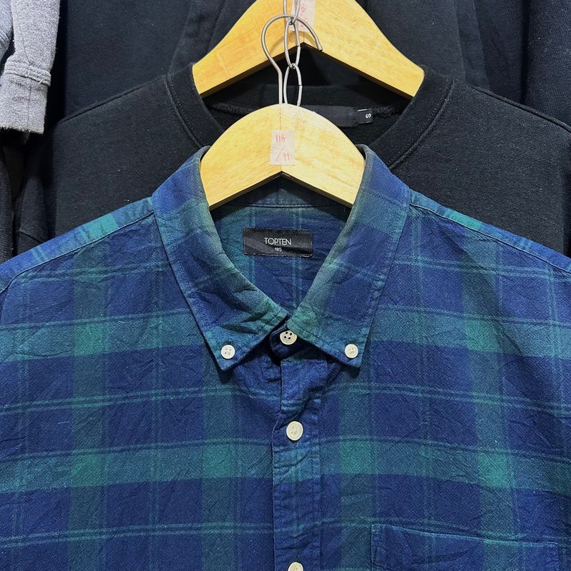 Kemeja Flannel Topten, foto 3