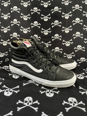 VANS SK8 HI LEATHER ZIPPER