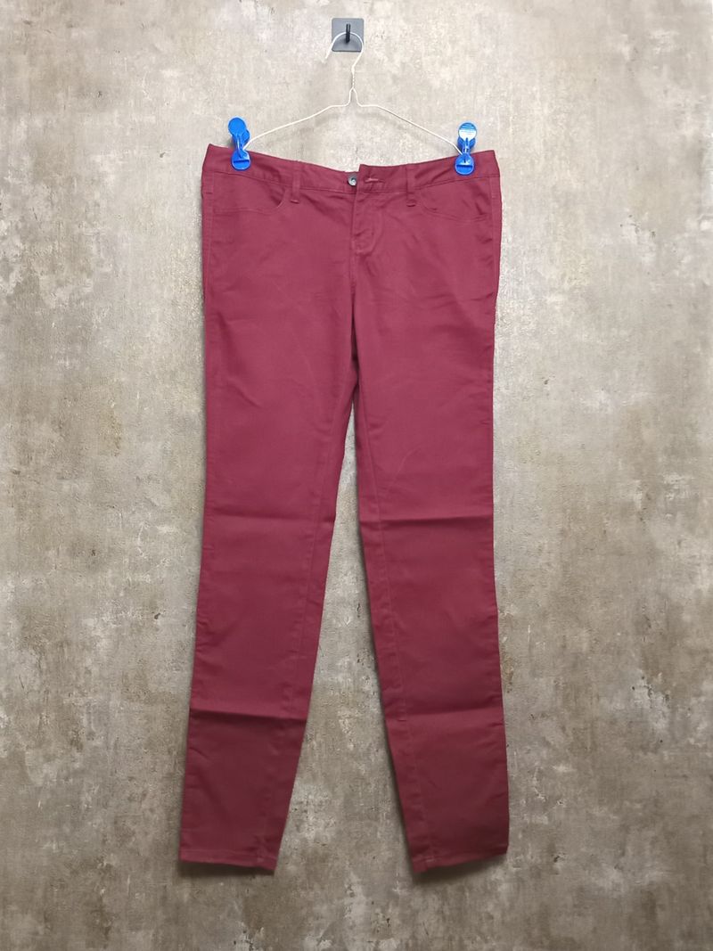 Giordano Red Pants Size 27, foto 4