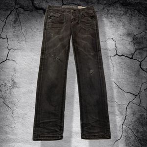 Buckaroo Vintage Streetwear Jeans Pria brown gray