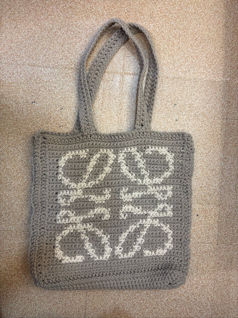 Tote bag rajut l*ew*, foto 4