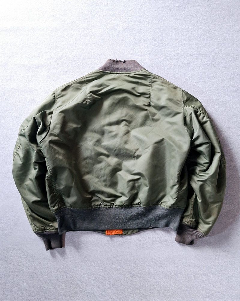 GREENBRIER INDUSTRIES MA-1 OLIVE GREEN BOMBER JACKET, foto 9