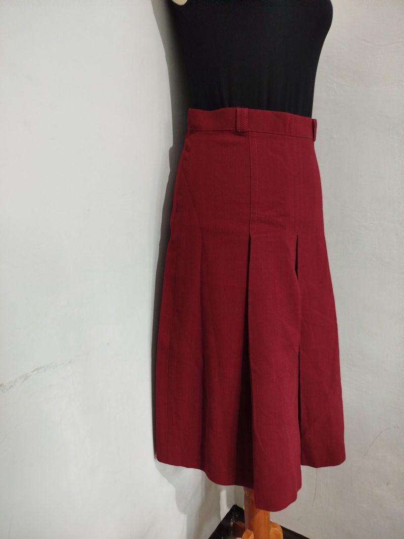 Midi Skirts Red - Skirts Plisket  Y2k, foto 5