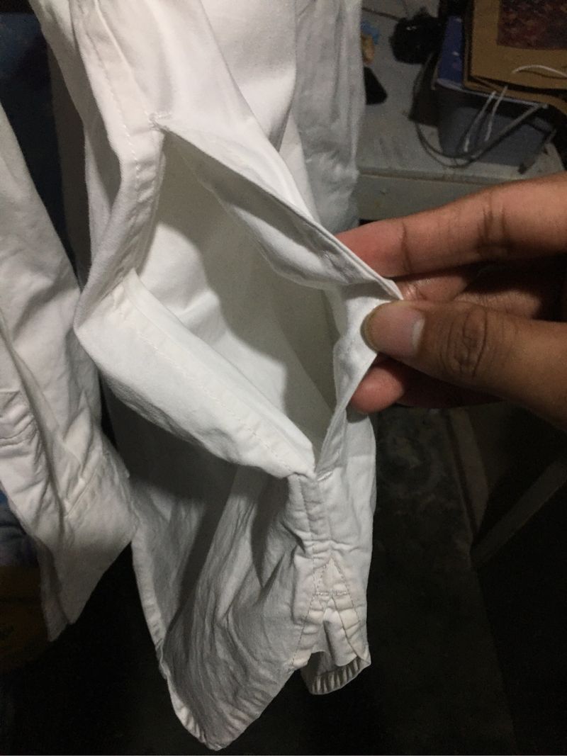 Sanghai Semi Denim White “VULCAIN” Half Button, foto 3