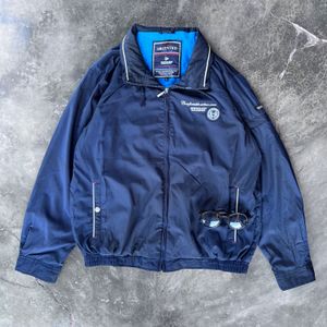 Dunlop Vintage Biker Windbreaker Pria navy