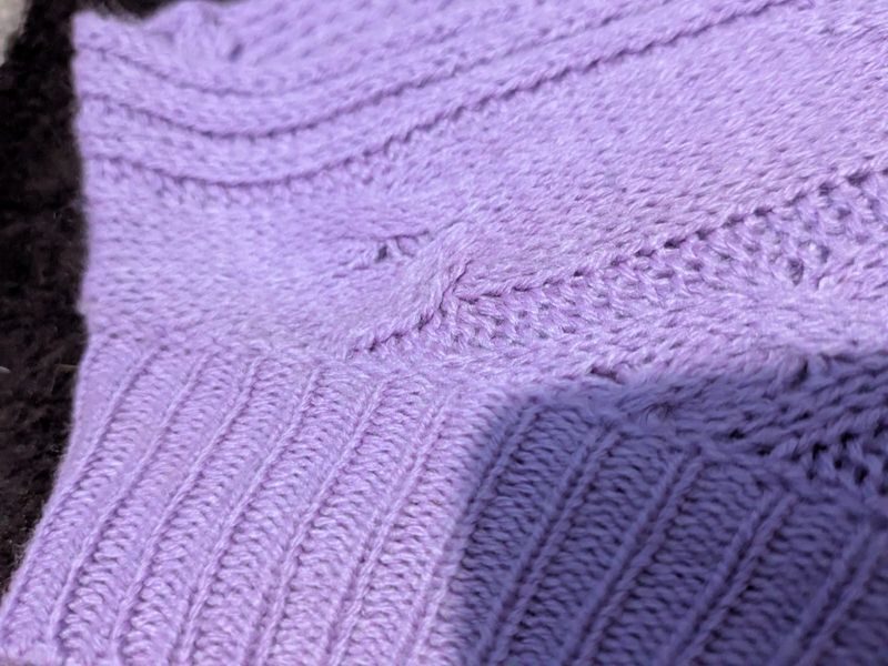 cardigan ungu, foto 3