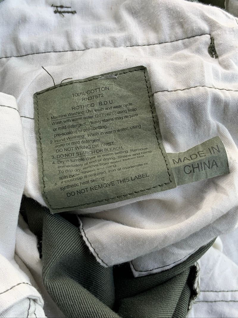 M-65 Military Green Cargo Pants, foto 8