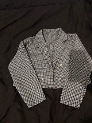 blazer outer crop