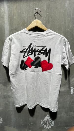 Stussy Streetwear T-shirt Pria white
