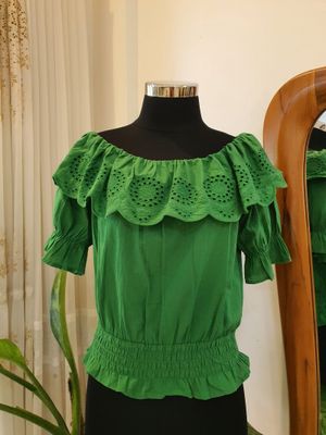 BLOUSE KATUN HIJAU