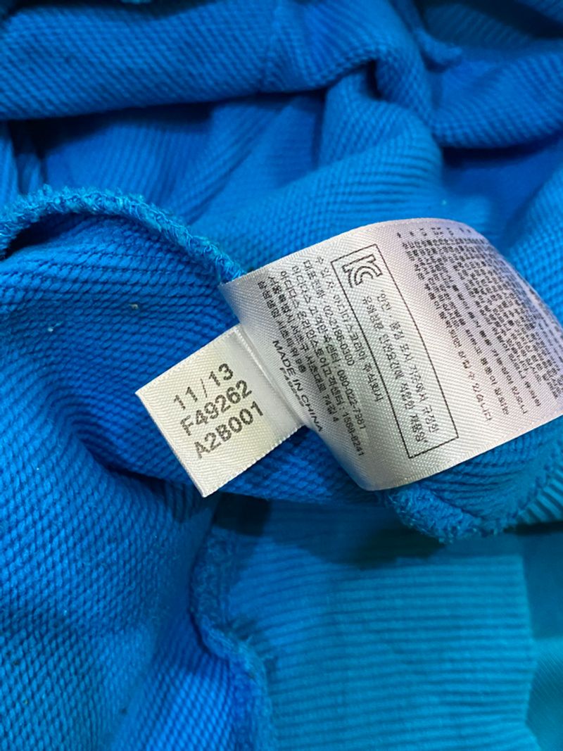 Hoodie Adidas Balok ice blue essentials, foto 7
