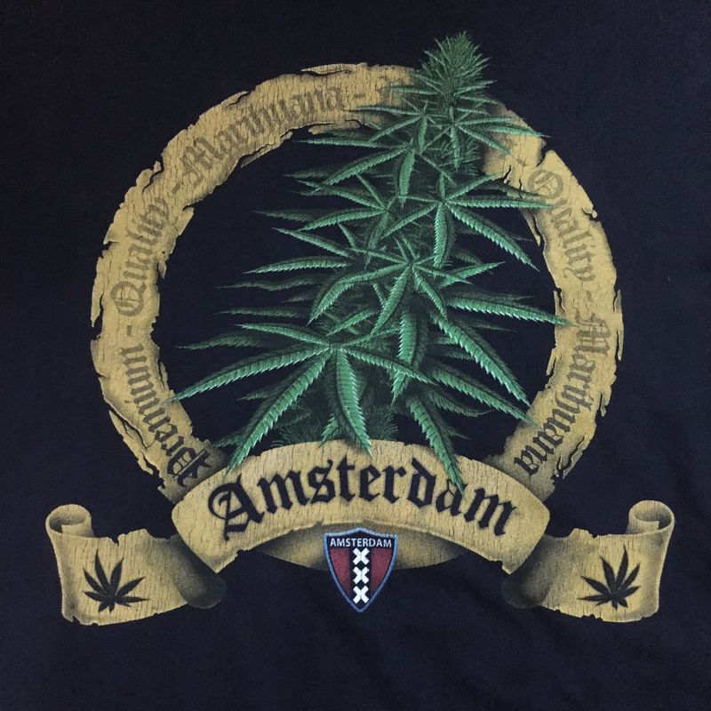 Vintage Fox Amsterdam Marihuana Tees, foto 2