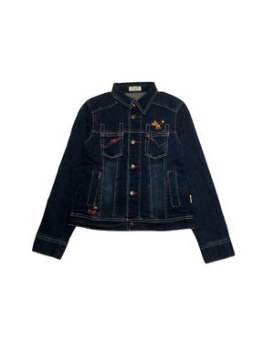 Daisy Lovers Dark Wash Denim Jacket