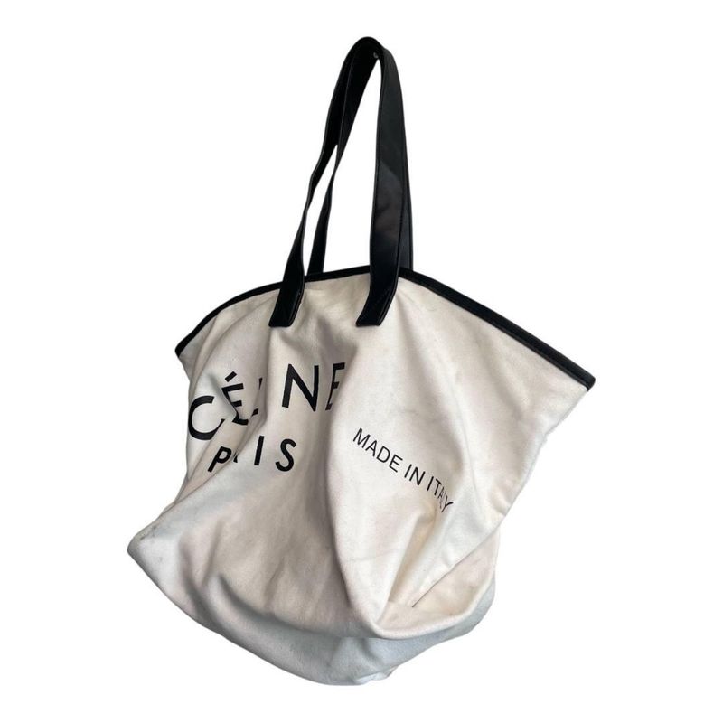 celine made in canvas tote bag, foto 2