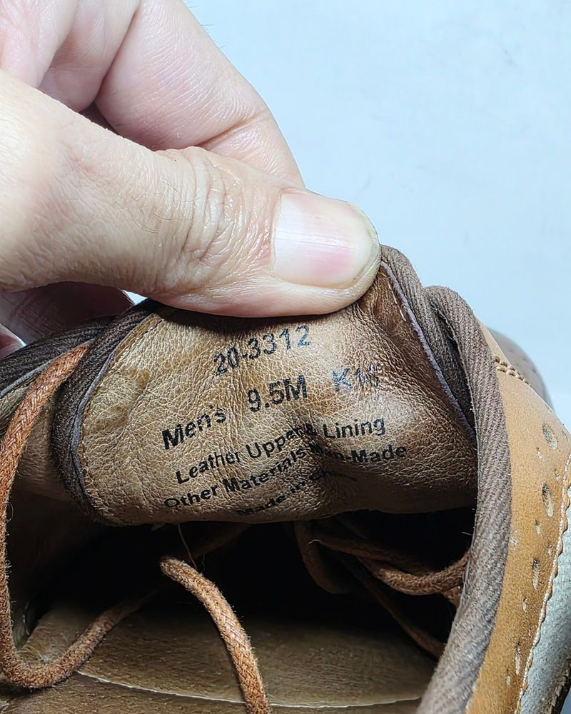 Jhonston & Murphy Brogue Wingtip sepatu formal, foto 4