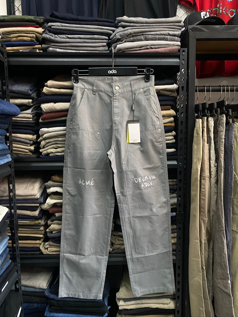 ADLV Rivet Patchwork Embroidered in Green Gray, foto 2