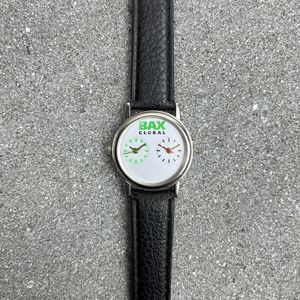 BAX Global Dual Time Quartz Watch Japan Movt