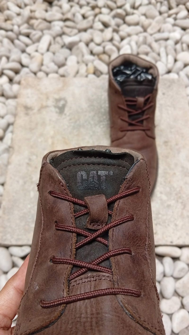 CATERPILLAR Brock Icon Brown Leather Boots, foto 3