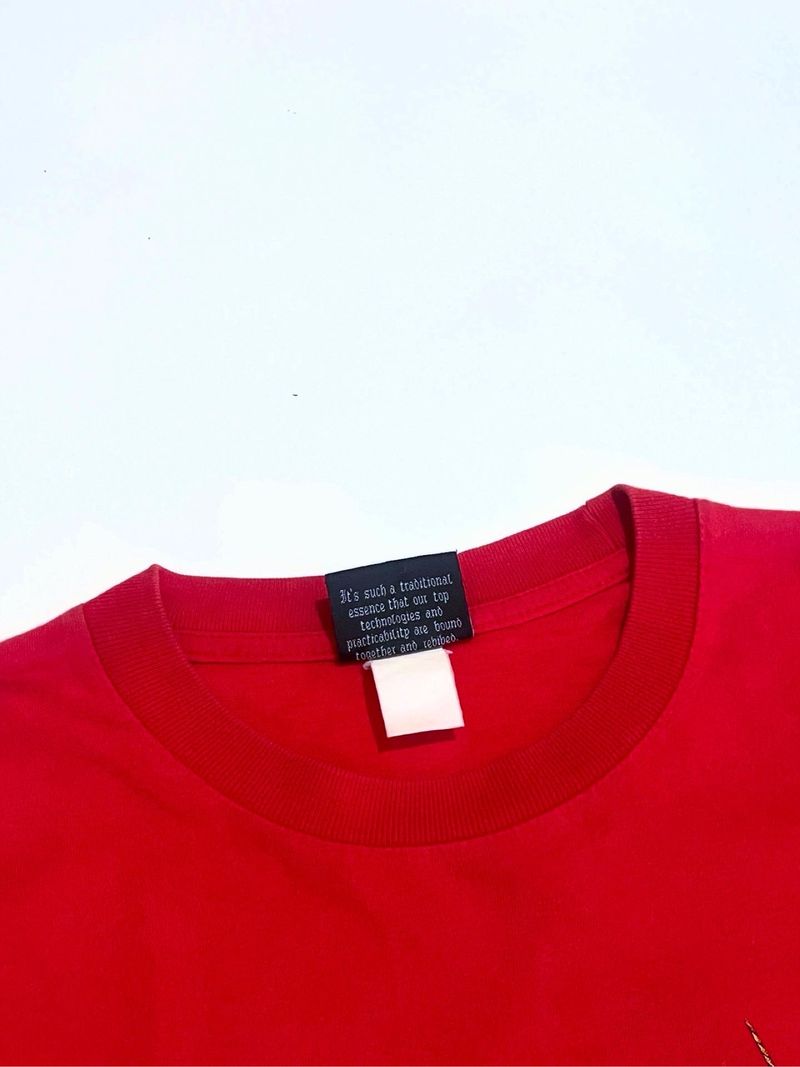 Fly Beans Gothic Vintage Skull Longsleeve Red, foto 6