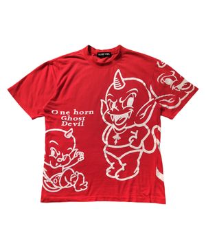 Japanese brand Y2K T-shirt Pria red