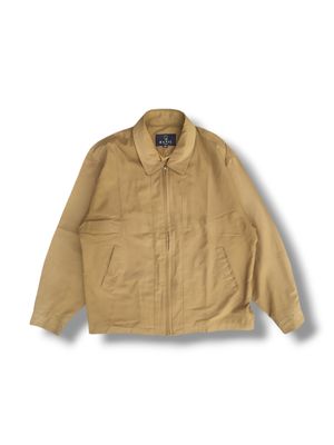 Vintage Casual Denim jacket Pria tan brown