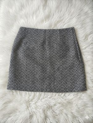 h&m tweed skirt