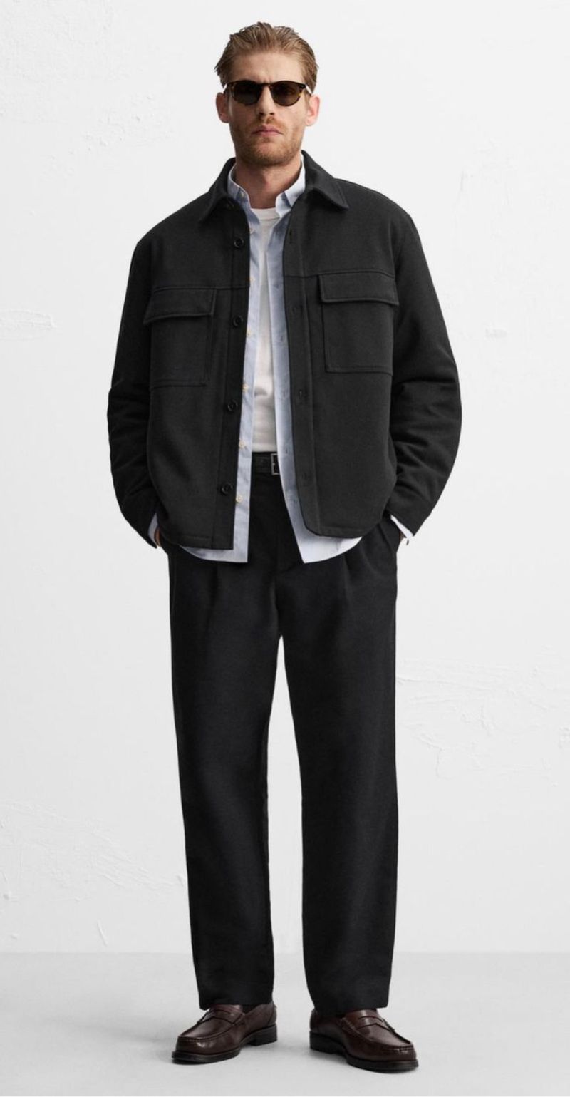 GU Overshirt Double Pocket Work Jacket Uniqlo, foto 3