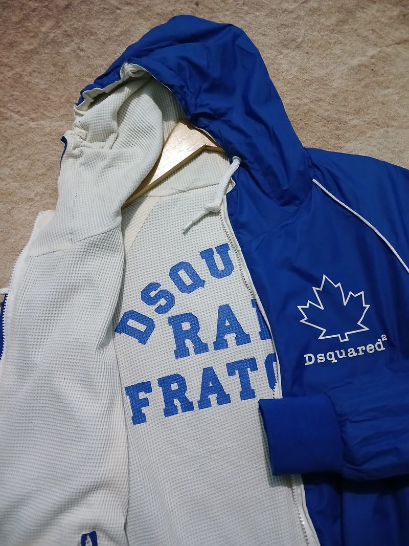 Dsquared2 jaket hoodie second thrift original, foto 4