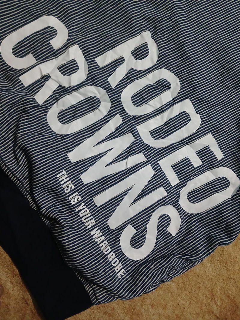 Rodeo crown jaket kanvas bomber reguler second original, foto 4