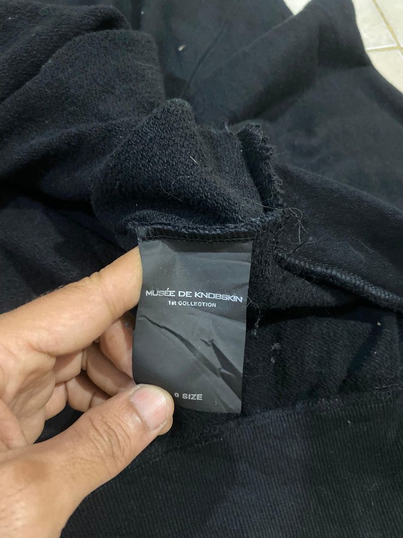 MUSÉE DE KNOBSKIN DISTRESSED INVERT HOODIE, foto 7