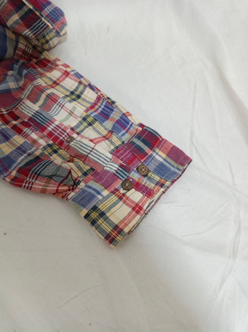 Eddie Bauer Patchwork Longsleeve Shirt Original, foto 5
