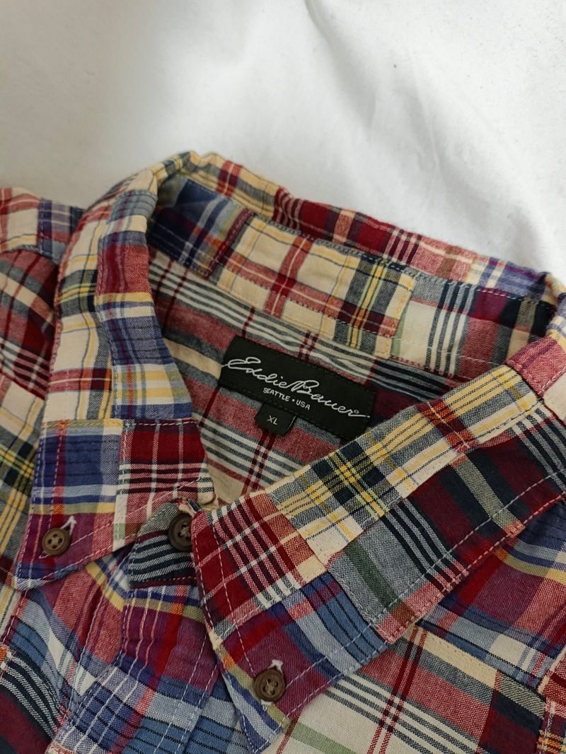 Eddie Bauer Patchwork Longsleeve Shirt Original, foto 2