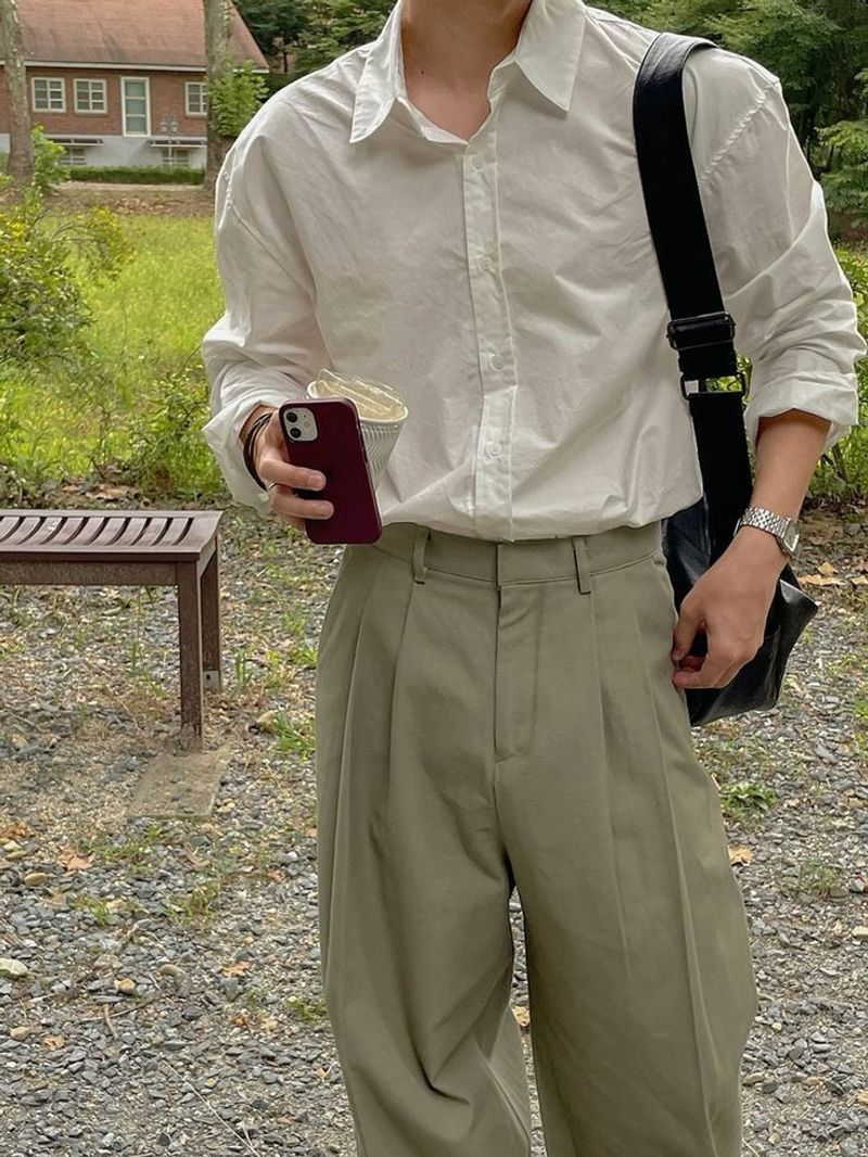 Uniqlo Broken White Shirt, foto 6