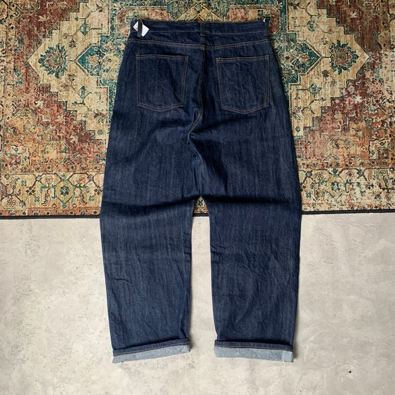 Celana wide jeans selvedge, foto 2
