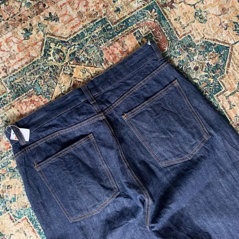 Celana wide jeans selvedge, foto 3