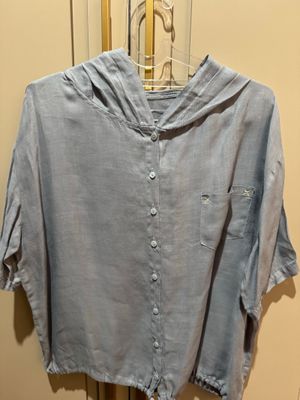 Casual Blouse Wanita blue