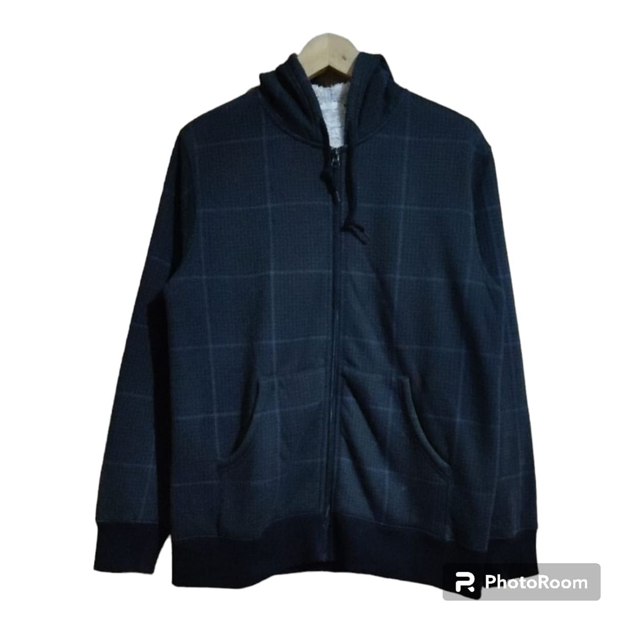 Casual Hoody Pria navy black