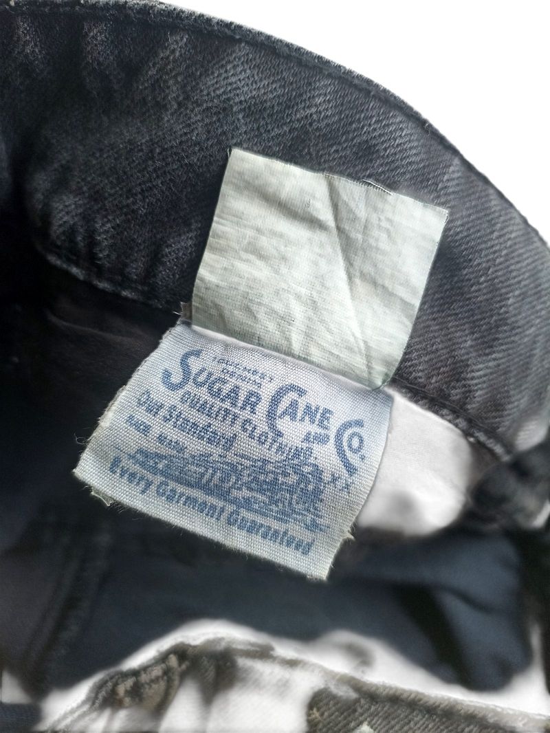 Sugar Cane distressed paint Jeans original, foto 8