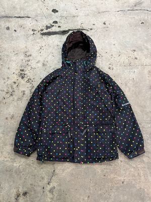 Snowboard Plaid Jacket Polkadot