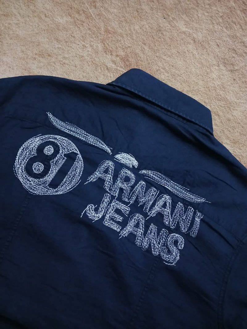 Armani jeans shirt casual second branded, foto 2