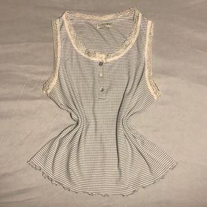 ˚ʚ colorbox sleeveless one set pajamas grey ɞ˚