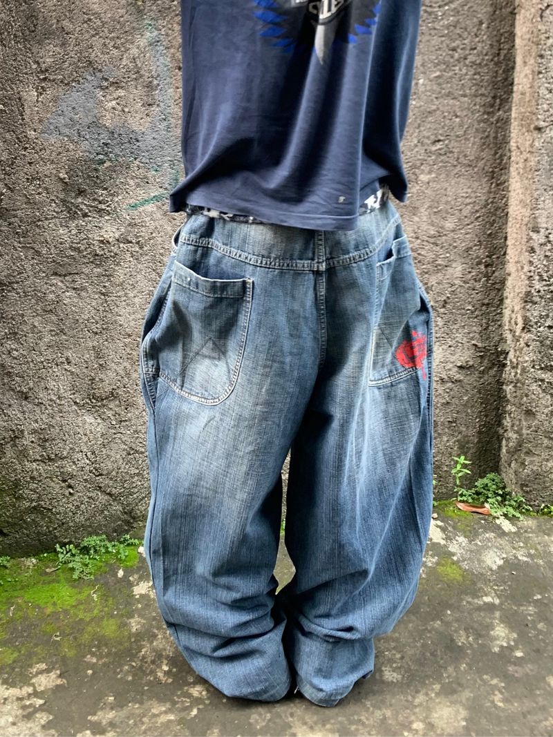 Longpants jeans y2k Larusso, foto 7