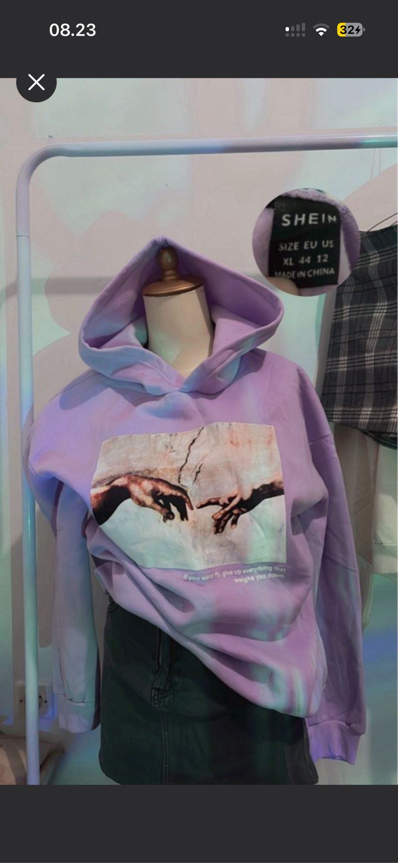 shein purple hoodie, foto 2