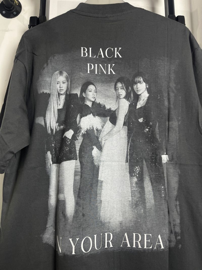 Bootleg Tee Rose Black Pink, foto 4