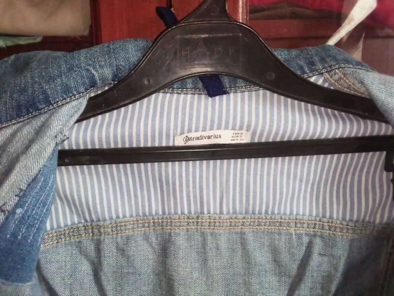 Stradivarius Jaket Denim, foto 4